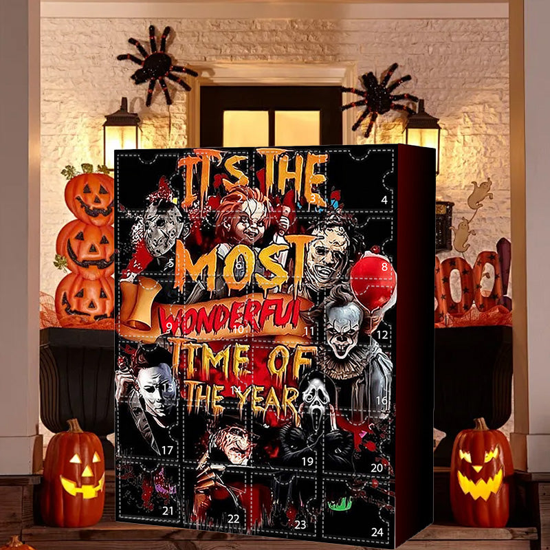 Halloween Advent Calendar with Horror Figures and Daily Surprises