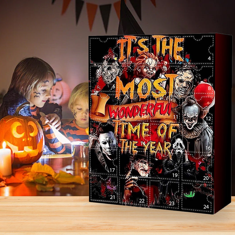 Halloween Advent Calendar with Horror Figures and Daily Surprises