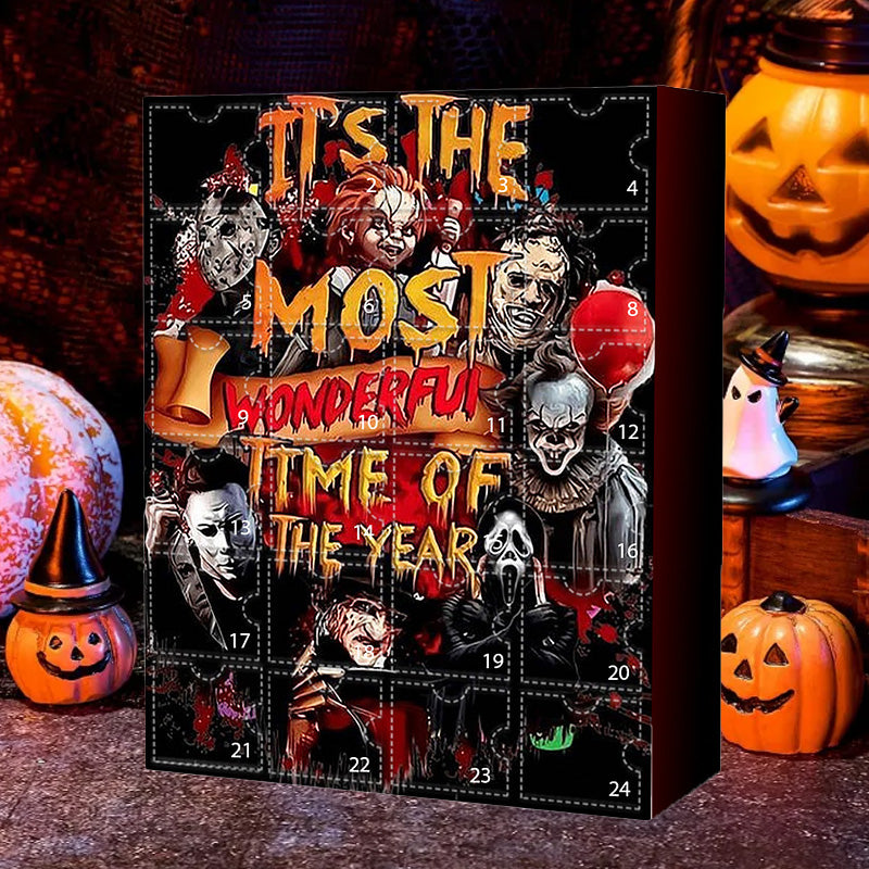 Halloween Advent Calendar with Horror Figures and Daily Surprises