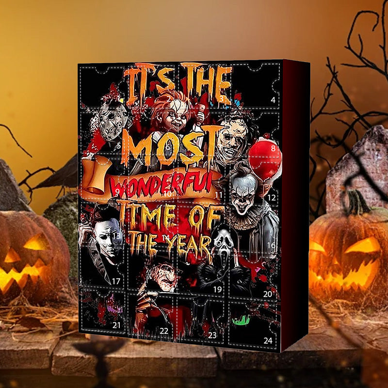 Halloween Advent Calendar with Horror Figures and Daily Surprises