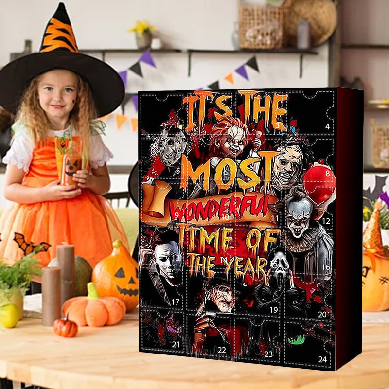 Halloween Advent Calendar with Horror Figures and Daily Surprises