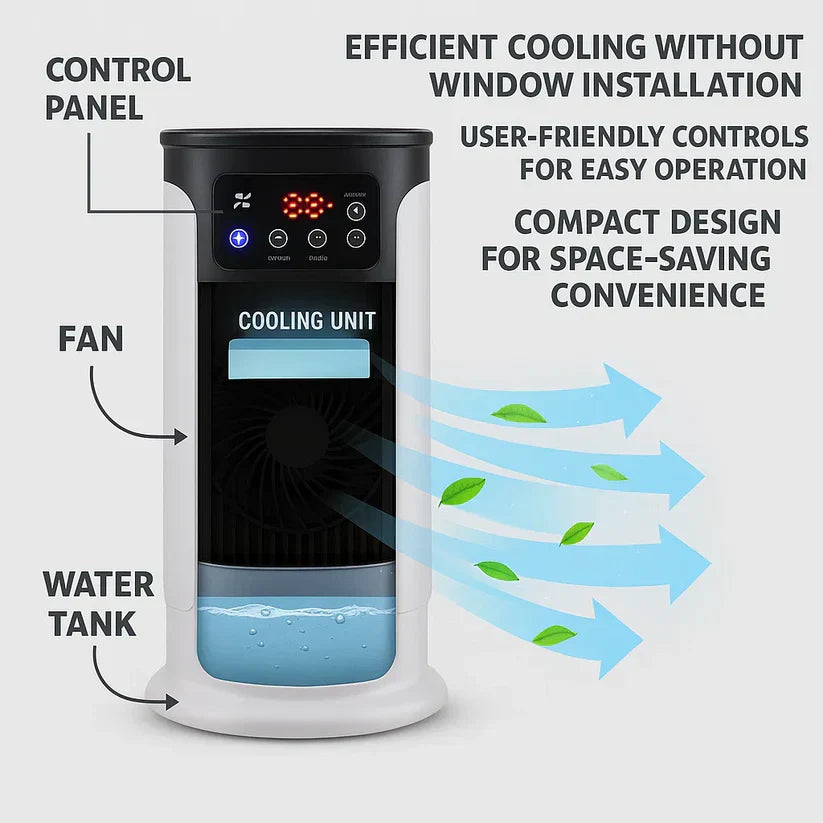 Portable Personal Air Cooler with Eco-Friendly Performance