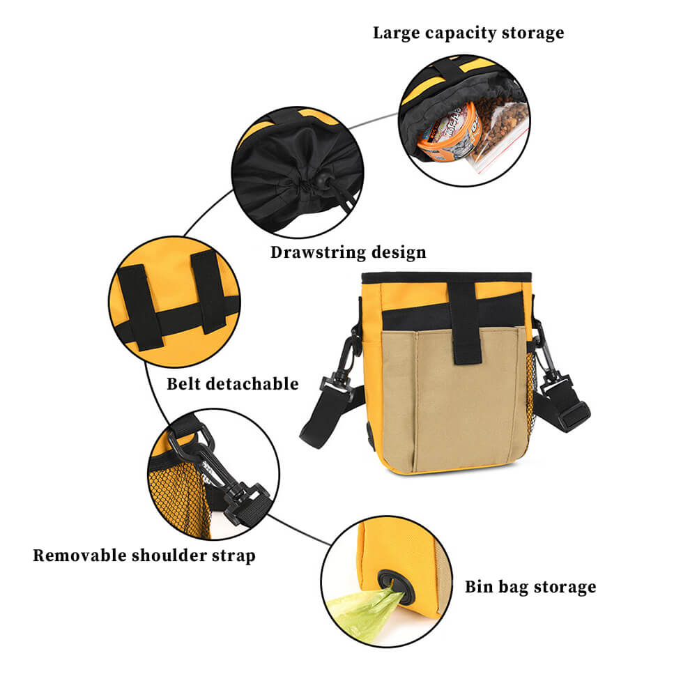 Waterproof Dog Treat Training Pouch with Adjustable Strap