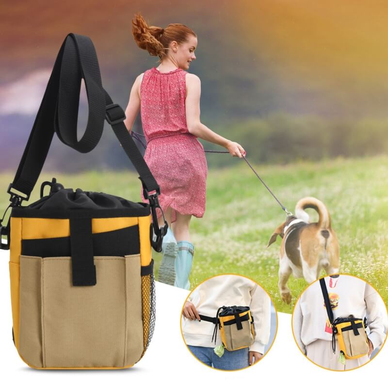 Waterproof Dog Treat Training Pouch with Adjustable Strap