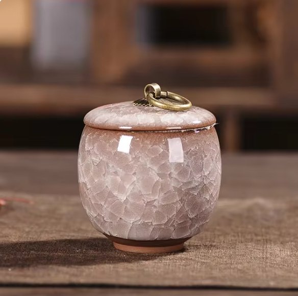 Handcrafted Cat-Shaped Ceramic Pet Urn