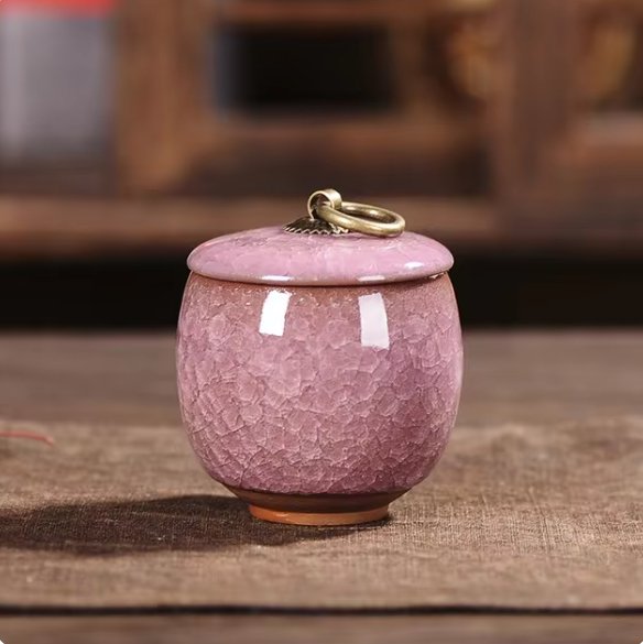 Handcrafted Cat-Shaped Ceramic Pet Urn
