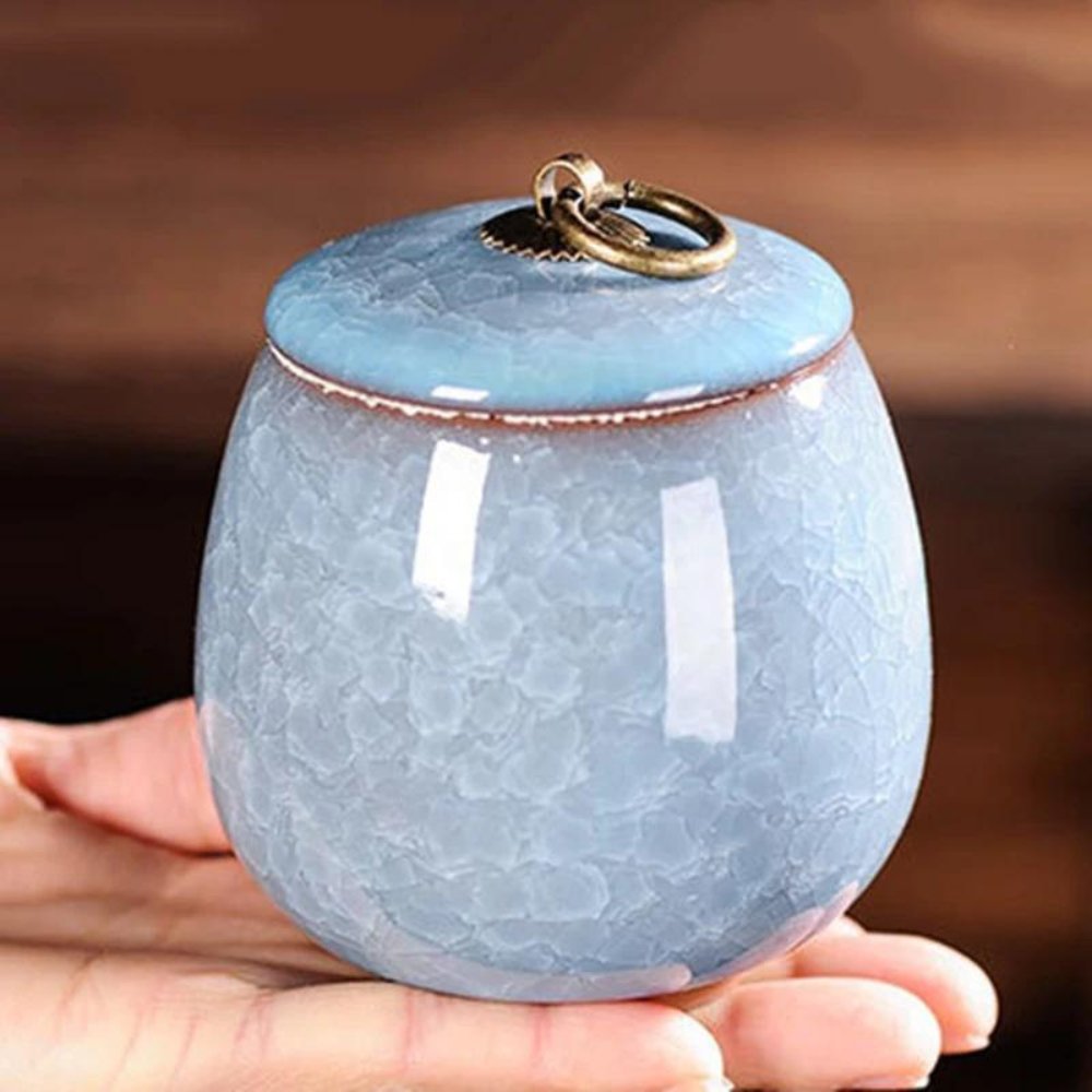 Handcrafted Cat-Shaped Ceramic Pet Urn