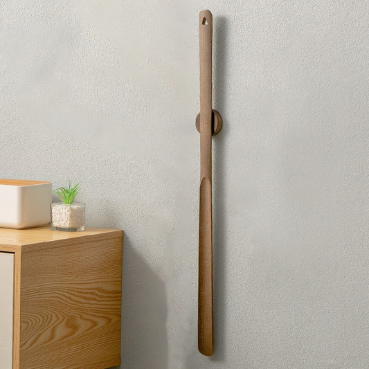 Long Wooden Magnetic Shoehorn with 20 Inch Handle