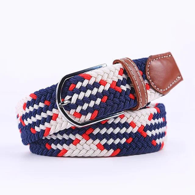 Casual Adjustable Stretch Belt in Elastic Fabric