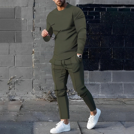 Lightweight Pullover and Pants Set for Men