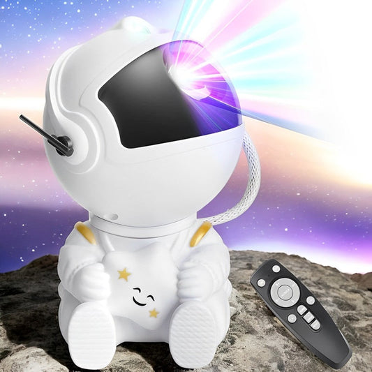 Astronaut Galaxy Projector with 8 LED Color Effects and Remote Control