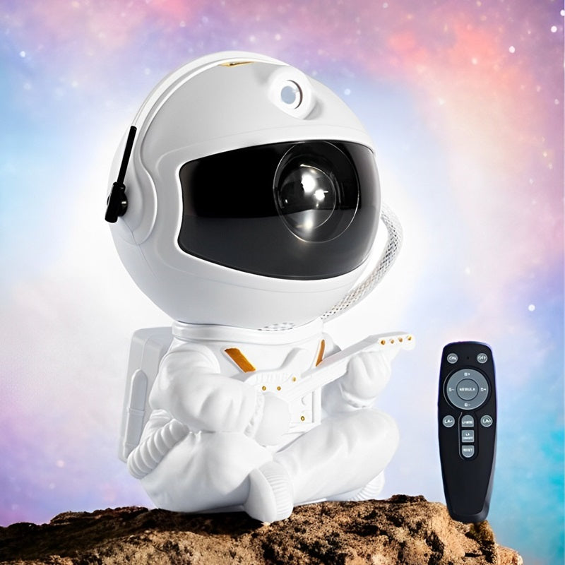 Astronaut Galaxy Projector with 8 LED Color Effects and Remote Control