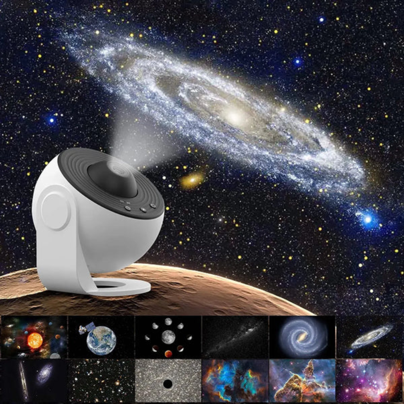 Cosmic Galaxy Projector Lamp with Remote Control