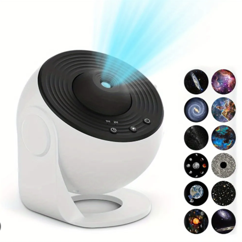 Cosmic Galaxy Projector Lamp with Remote Control