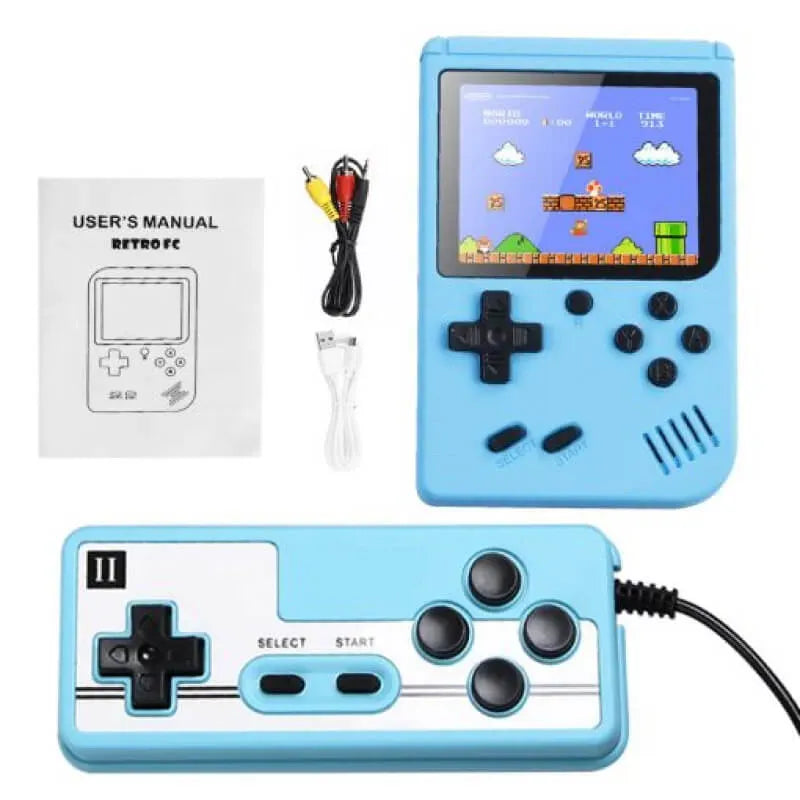 Portable Retro Gaming Console with 500 Classic Games for Kids