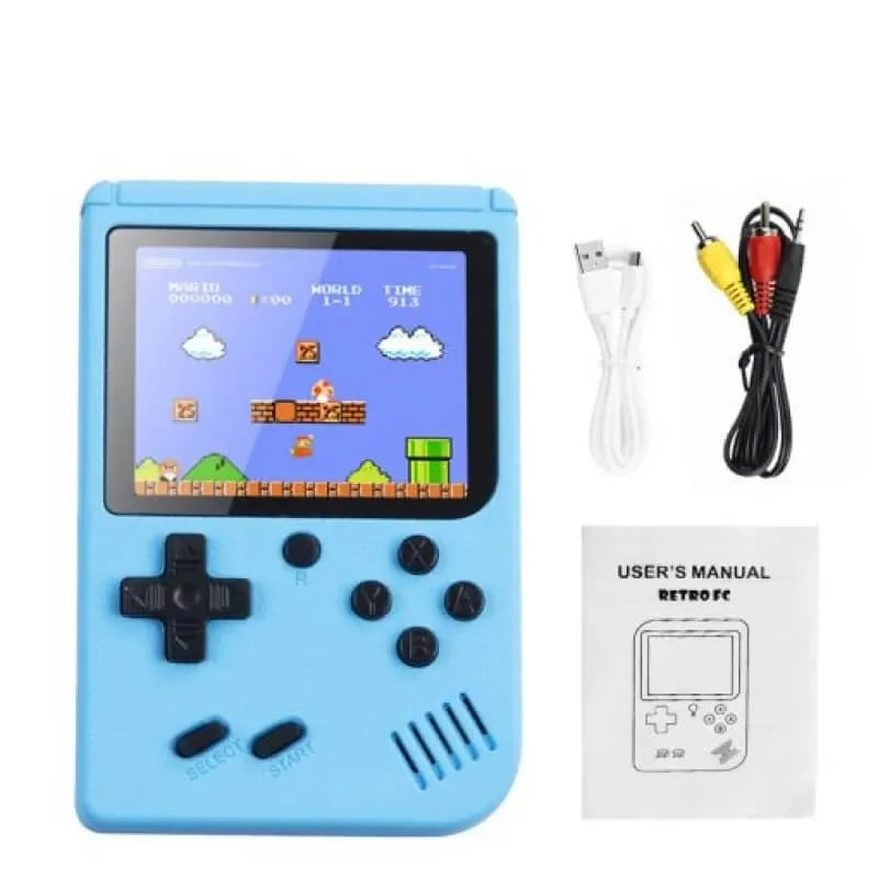 Portable Retro Gaming Console with 500 Classic Games for Kids