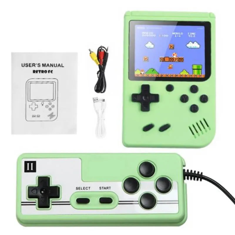 Portable Retro Gaming Console with 500 Classic Games for Kids