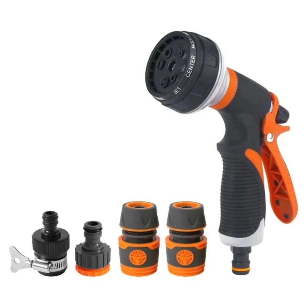 8-Mode Adjustable Garden Spray Gun with Ergonomic Design