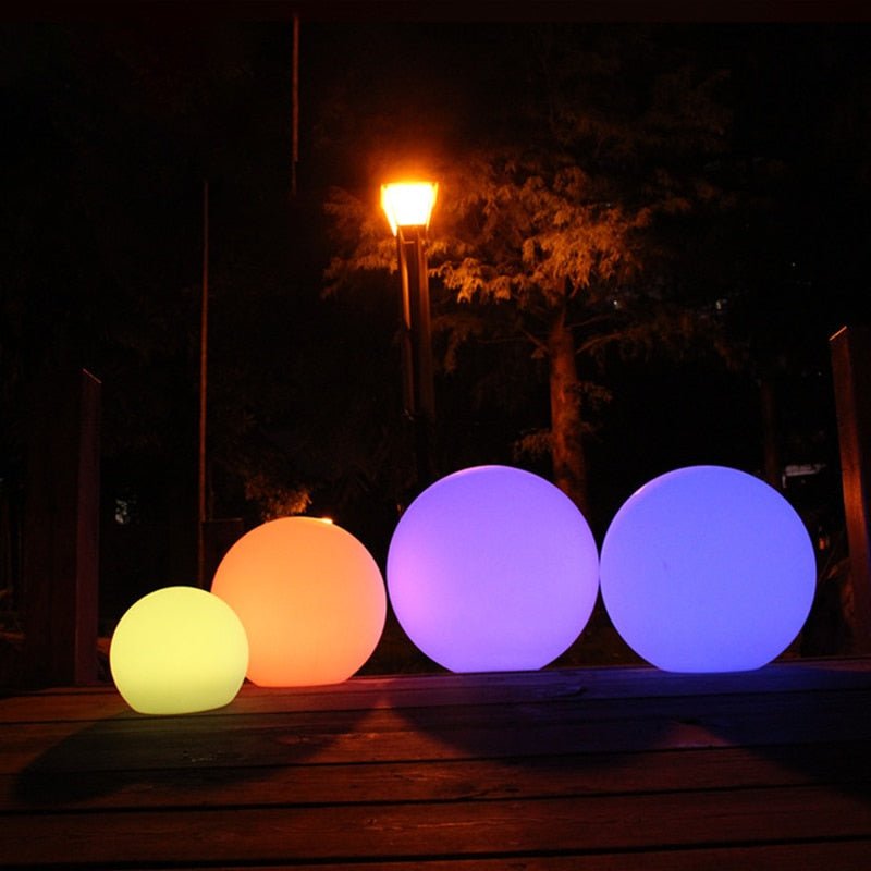 Rechargeable LED Garden Lamp with Color Changing Options