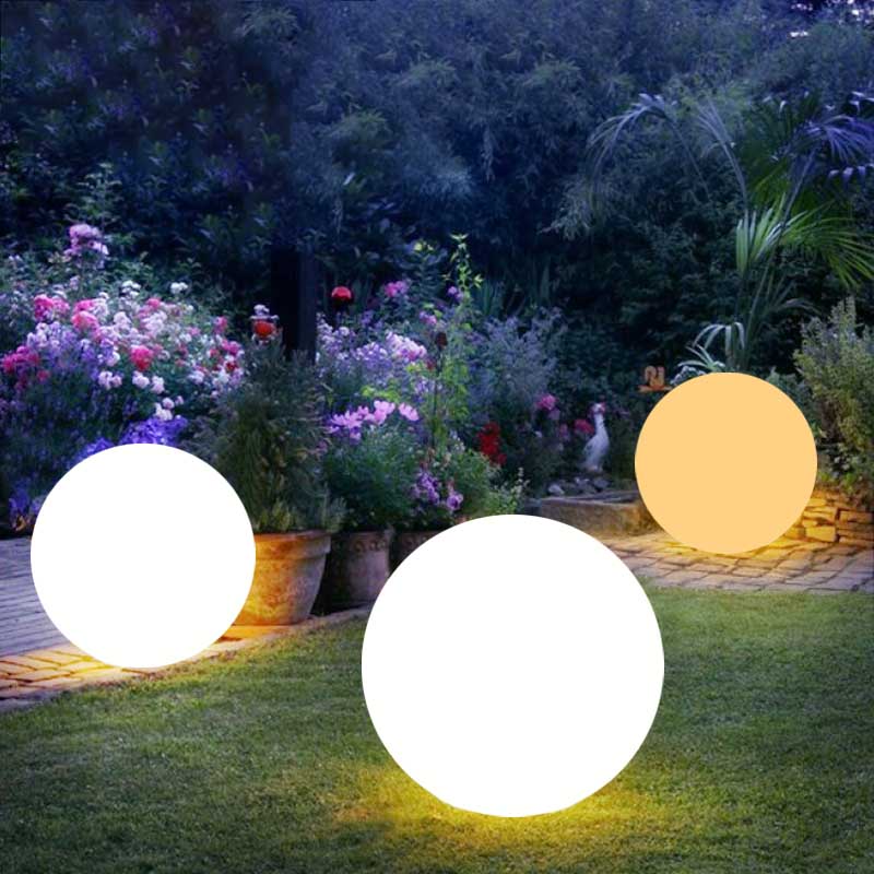 Rechargeable LED Garden Lamp with Color Changing Options