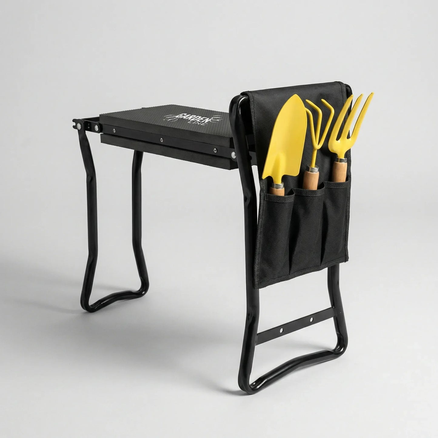 Folding Garden Kneeler and Seat with Tool Bag