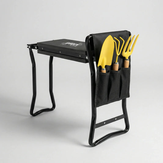 Folding Garden Kneeler and Seat with Tool Bag