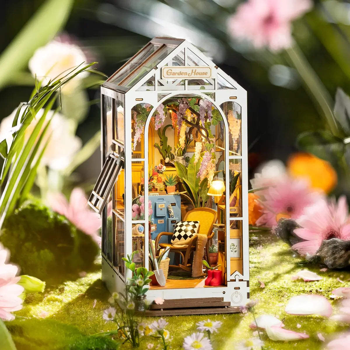 DIY Garden House Book Nook Kit