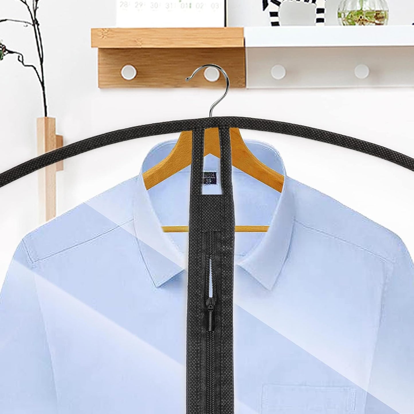 Extra-Long 71-Inch Garment Bag for Wedding Gowns and Formalwear
