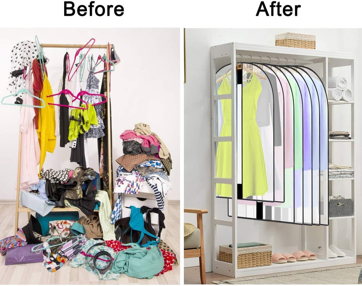 Extra-Long 71-Inch Garment Bag for Wedding Gowns and Formalwear