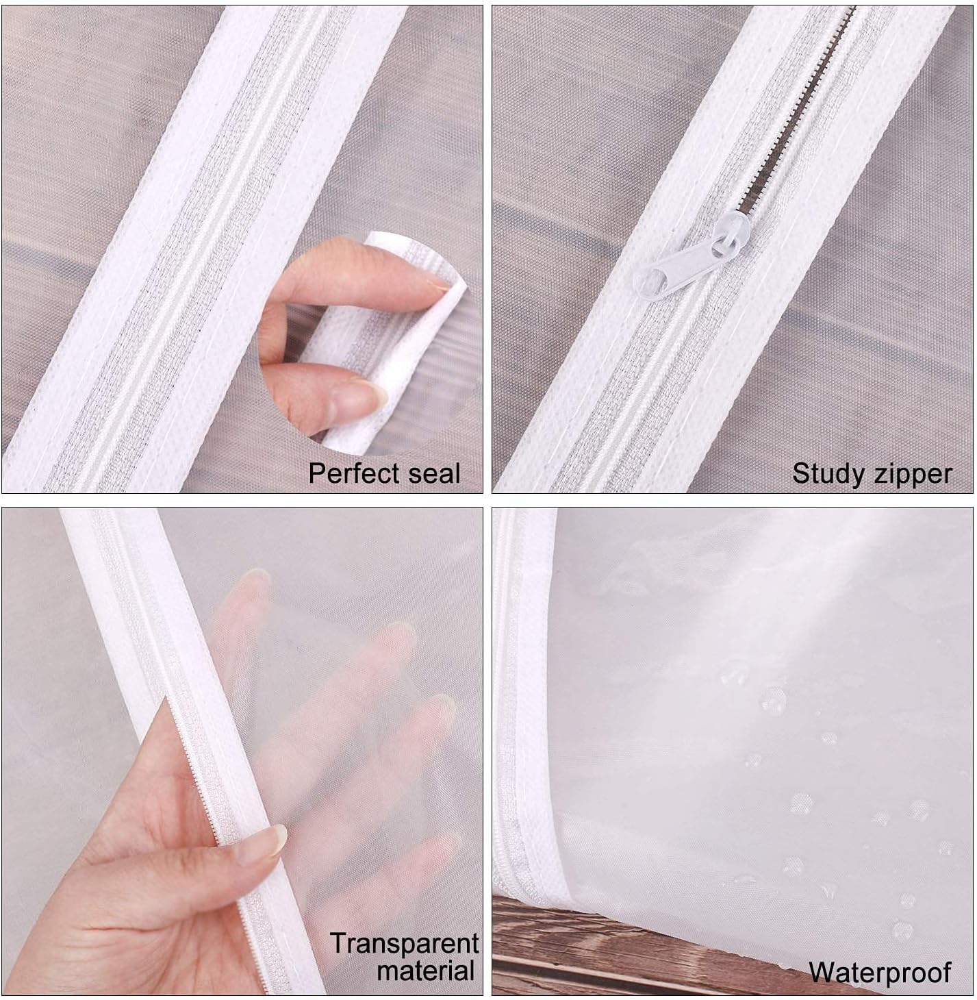 Extra-Long 71-Inch Garment Bag for Wedding Gowns and Formalwear