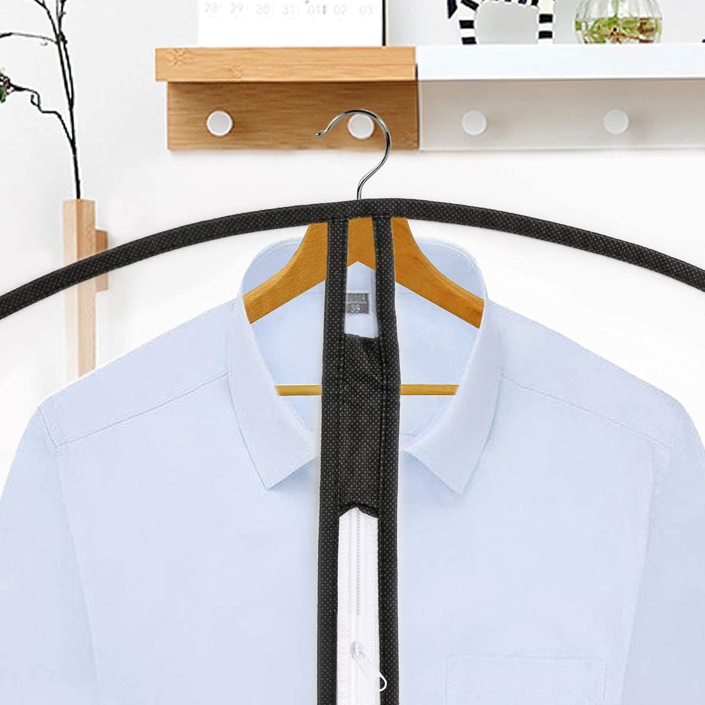 Extra-Long 71-Inch Garment Bag for Wedding Gowns and Formalwear