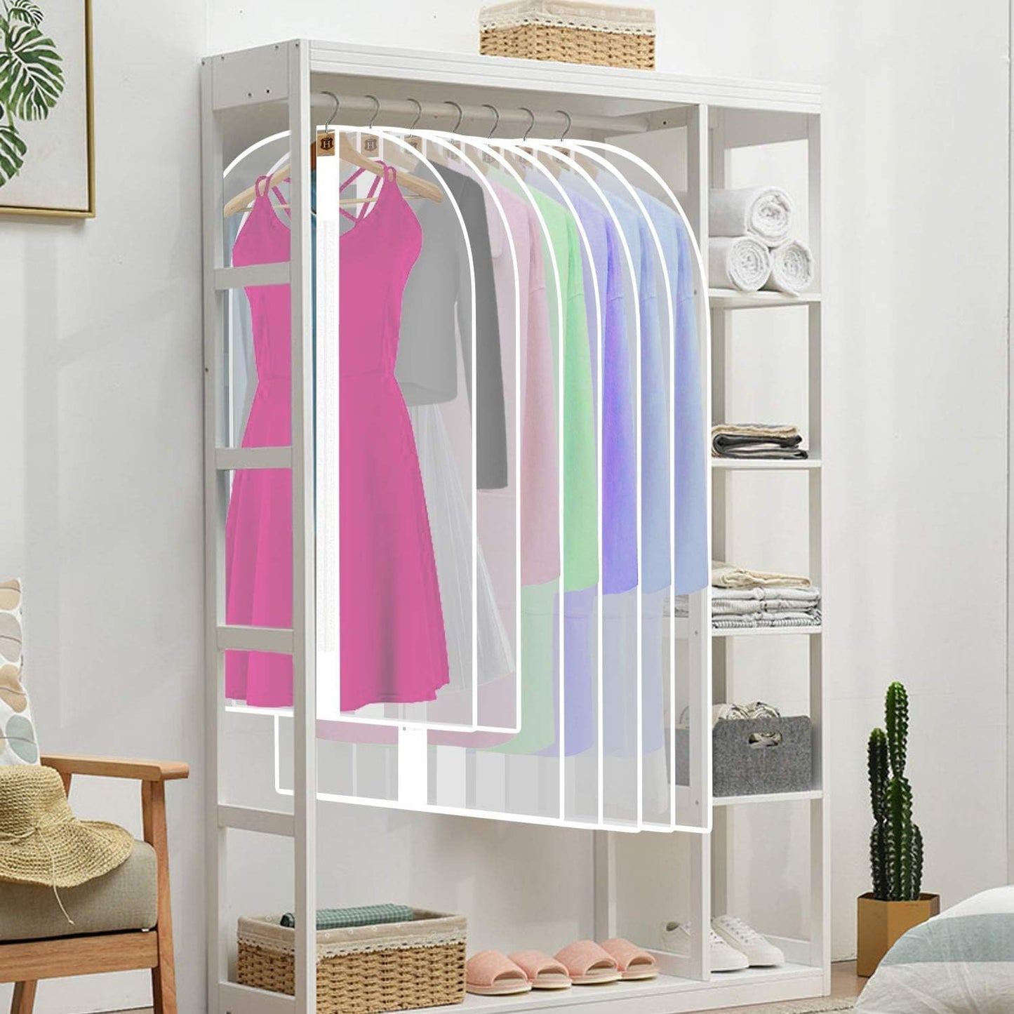 Extra-Long 71-Inch Garment Bag for Wedding Gowns and Formalwear