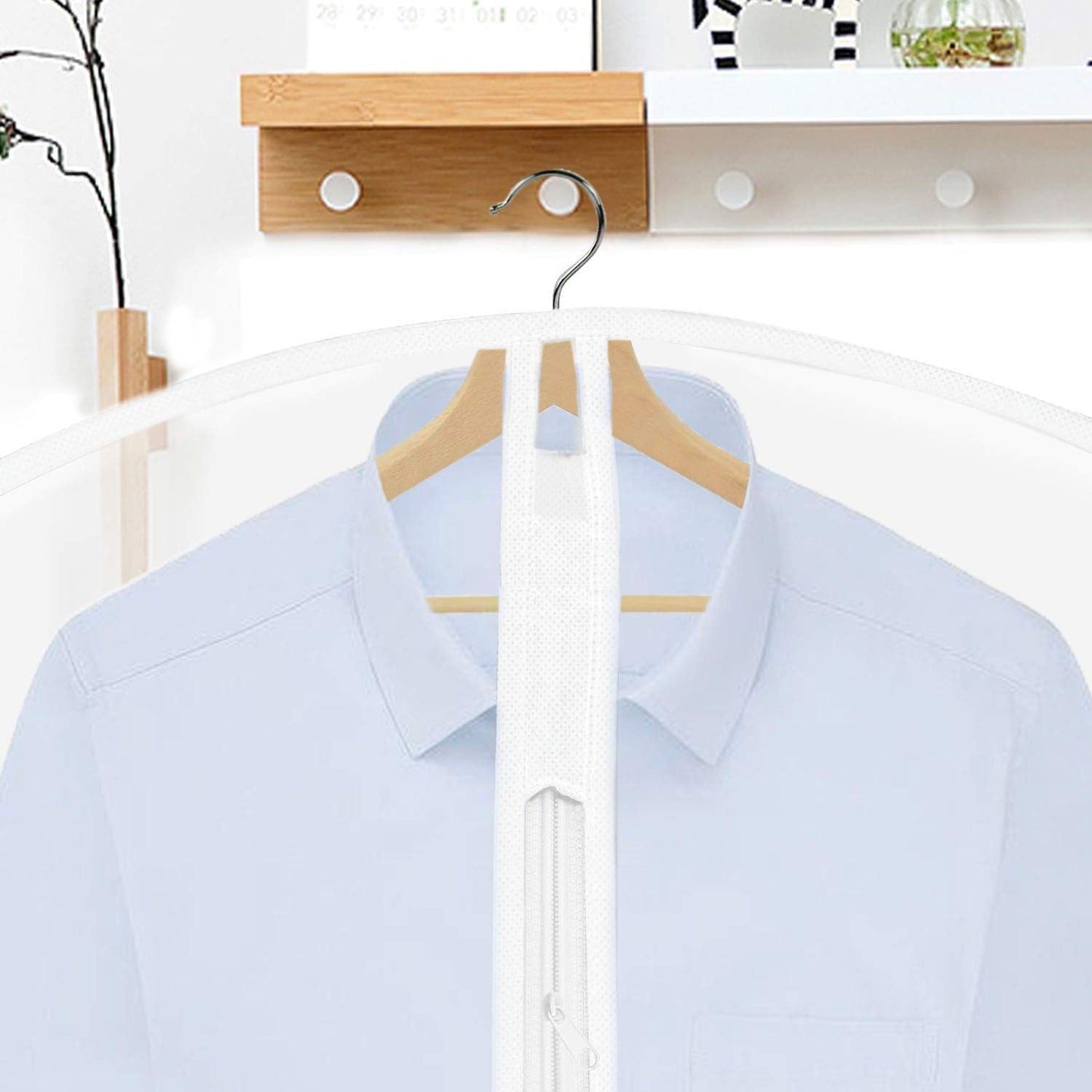 Extra-Long 71-Inch Garment Bag for Wedding Gowns and Formalwear