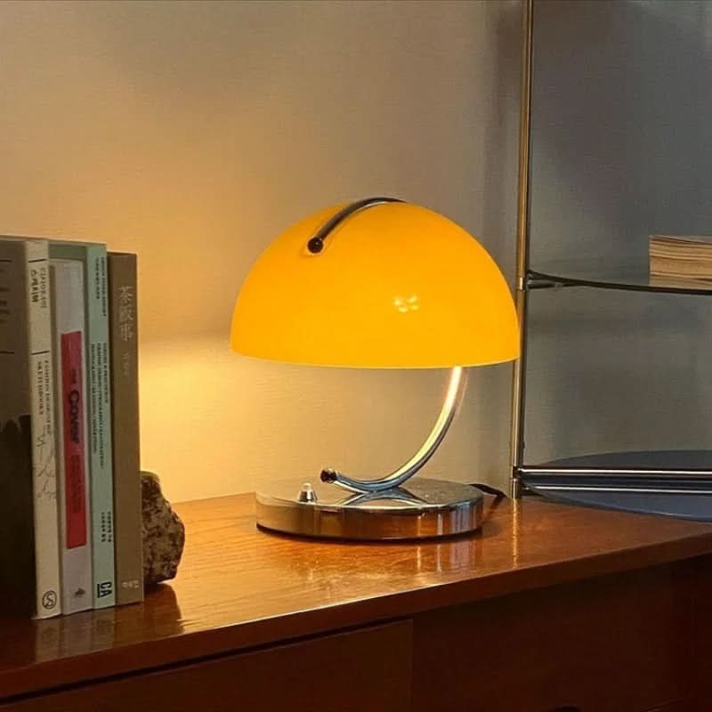 Mushroom Glass Table Lamp in Scandinavian Style