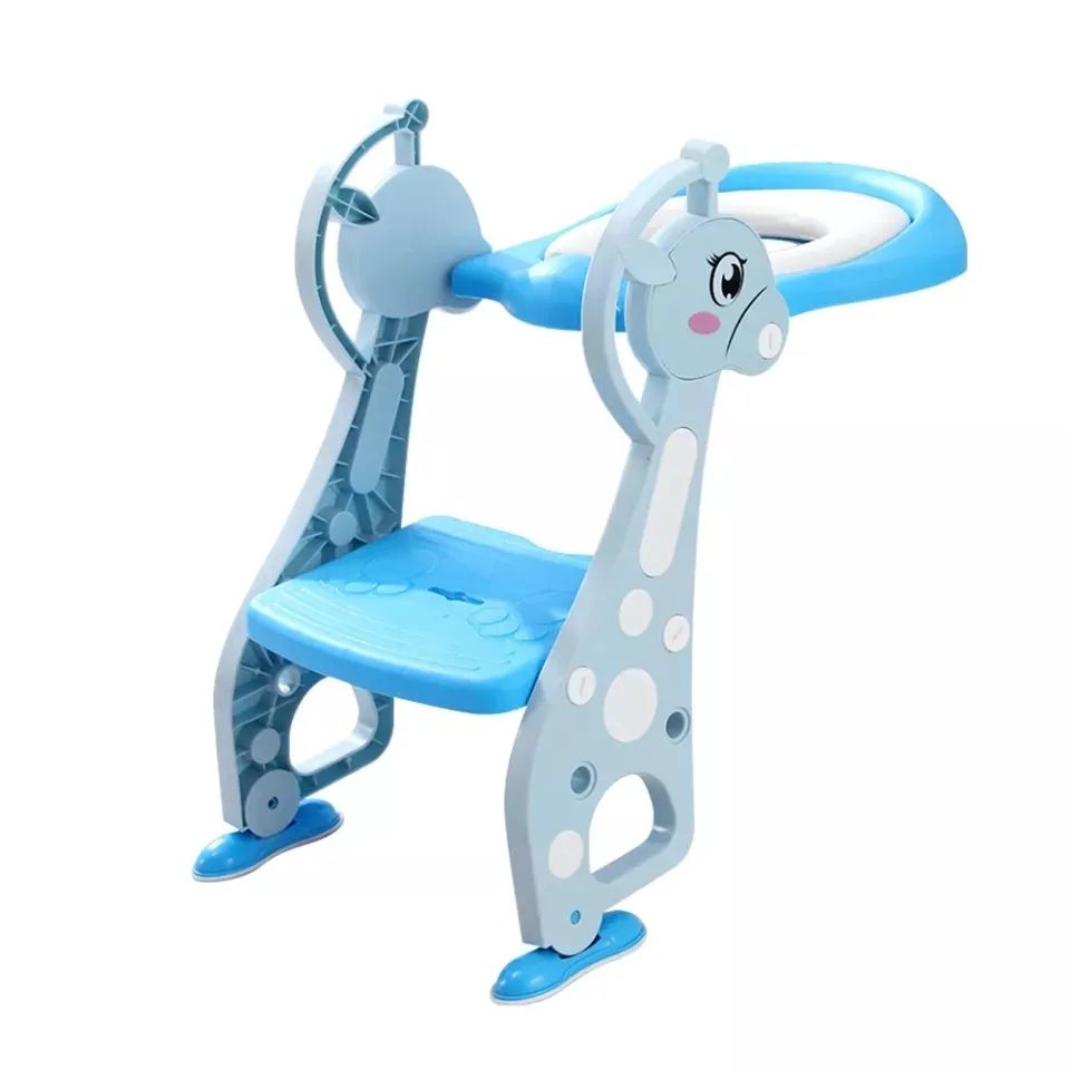 Toilet Seat with Step Stool for Kids - Pink and Blue