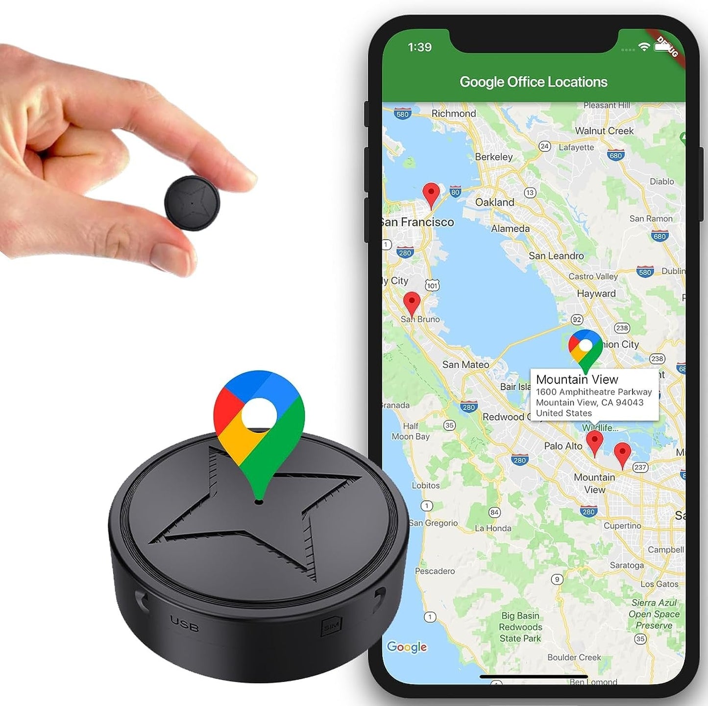Magnetic GPS Tracker for Live Vehicle Monitoring
