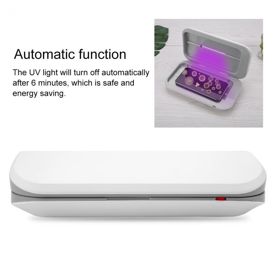 UV Phone Sanitizer with Fast 6-Minute Cleaning
