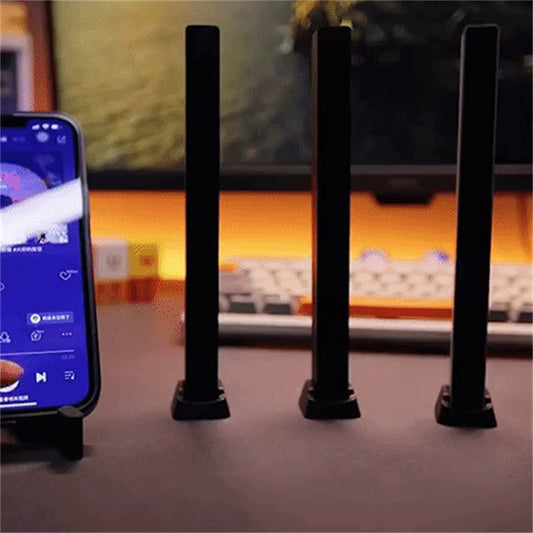 Sound-Activated RGB Light Bar with Adjustable Microphone