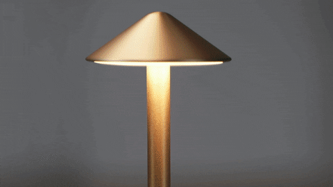 Portable Cordless Touch Control Table Lamp - Rechargeable Aluminum & Metal Design