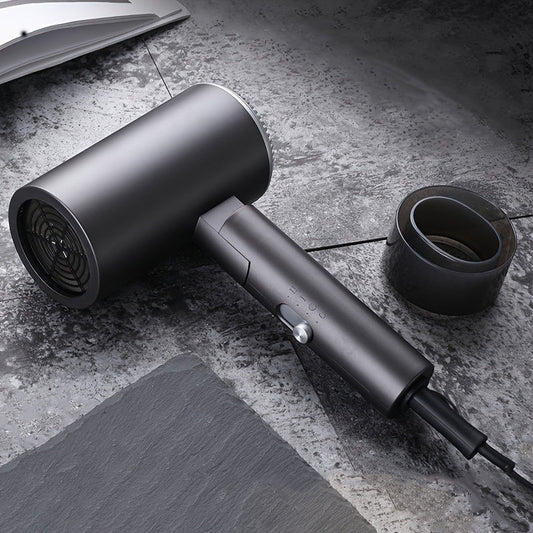 Compact 1400W Foldable Travel Hair Dryer with Concentrator Nozzle