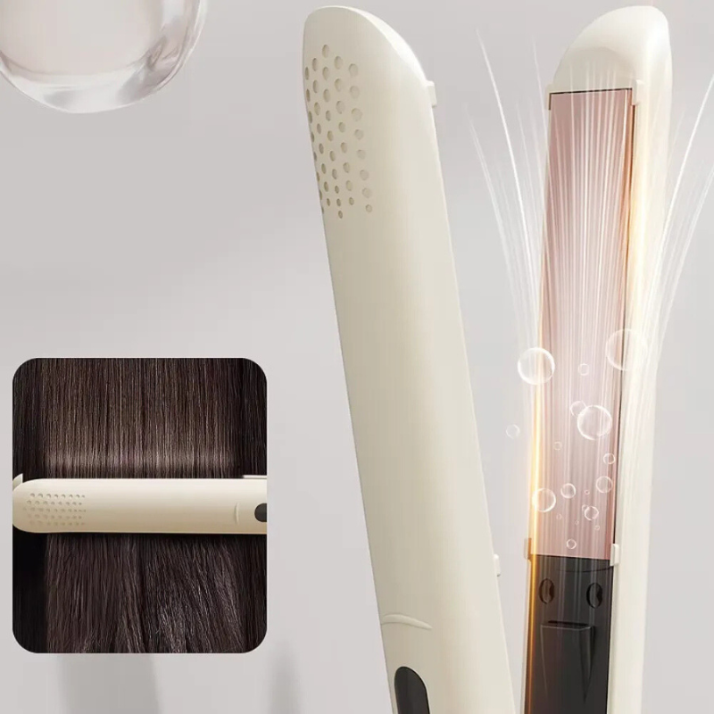 2-in-1 Ionic Hair Straightener and Curler with Quick Heating