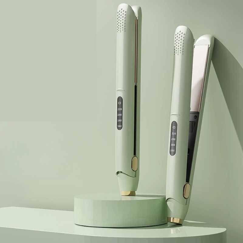2-in-1 Ionic Hair Straightener and Curler with Quick Heating