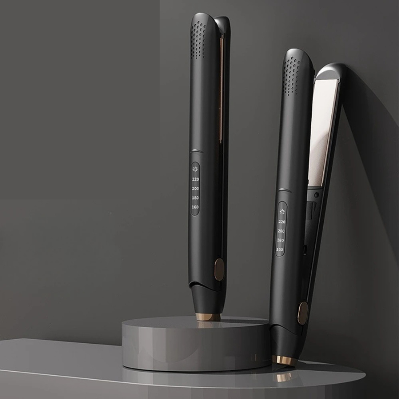 2-in-1 Ionic Hair Straightener and Curler with Quick Heating