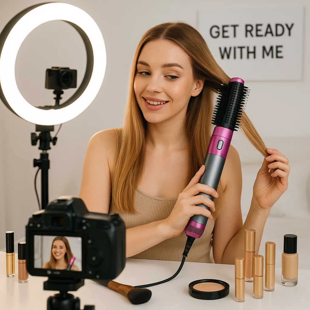 5-in-1 Hair Styling Tool with Interchangeable Heads