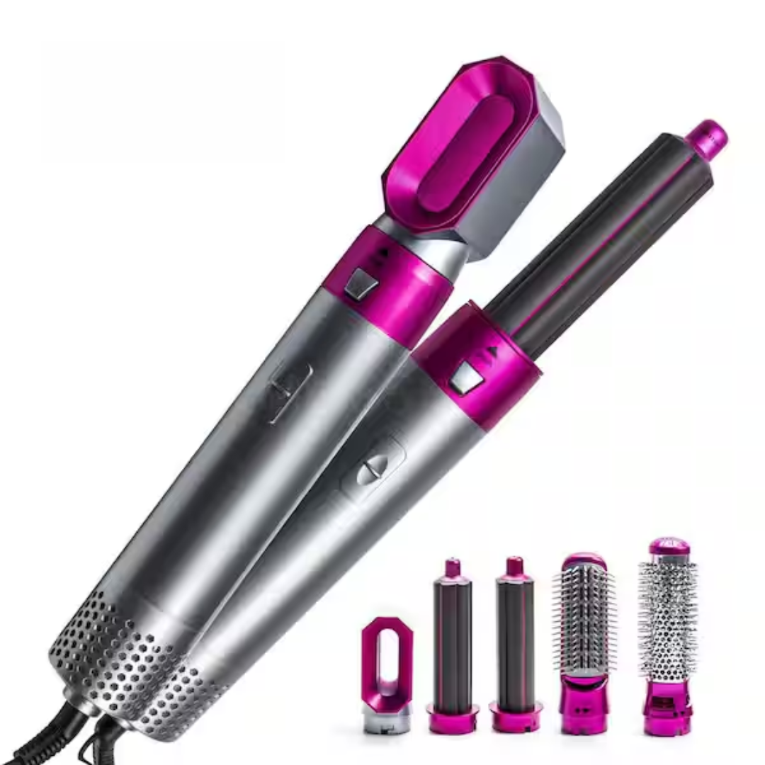 5-in-1 Hair Styling Tool with Interchangeable Heads