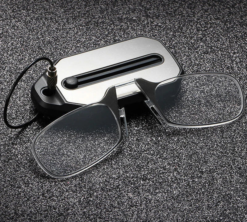 Foldable Ultralight Reading Glasses with Keychain Case
