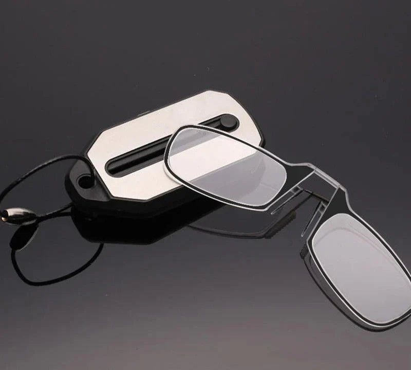 Foldable Ultralight Reading Glasses with Keychain Case