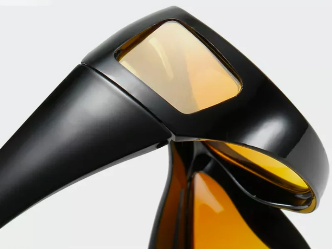 Night Driving Glasses with Orange Tints for Glare Reduction