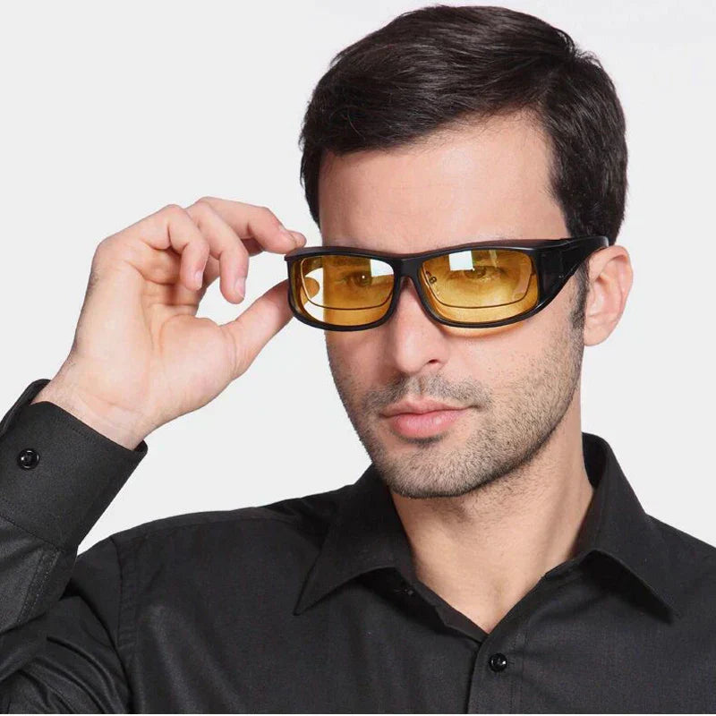 Night Driving Glasses with Orange Tints for Glare Reduction