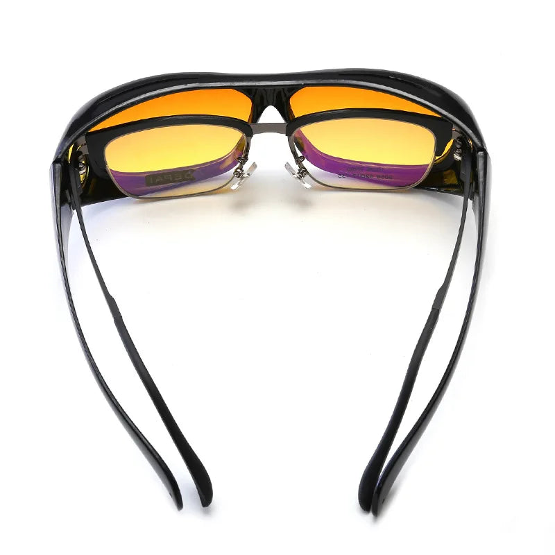 Night Driving Glasses with Orange Tints for Glare Reduction